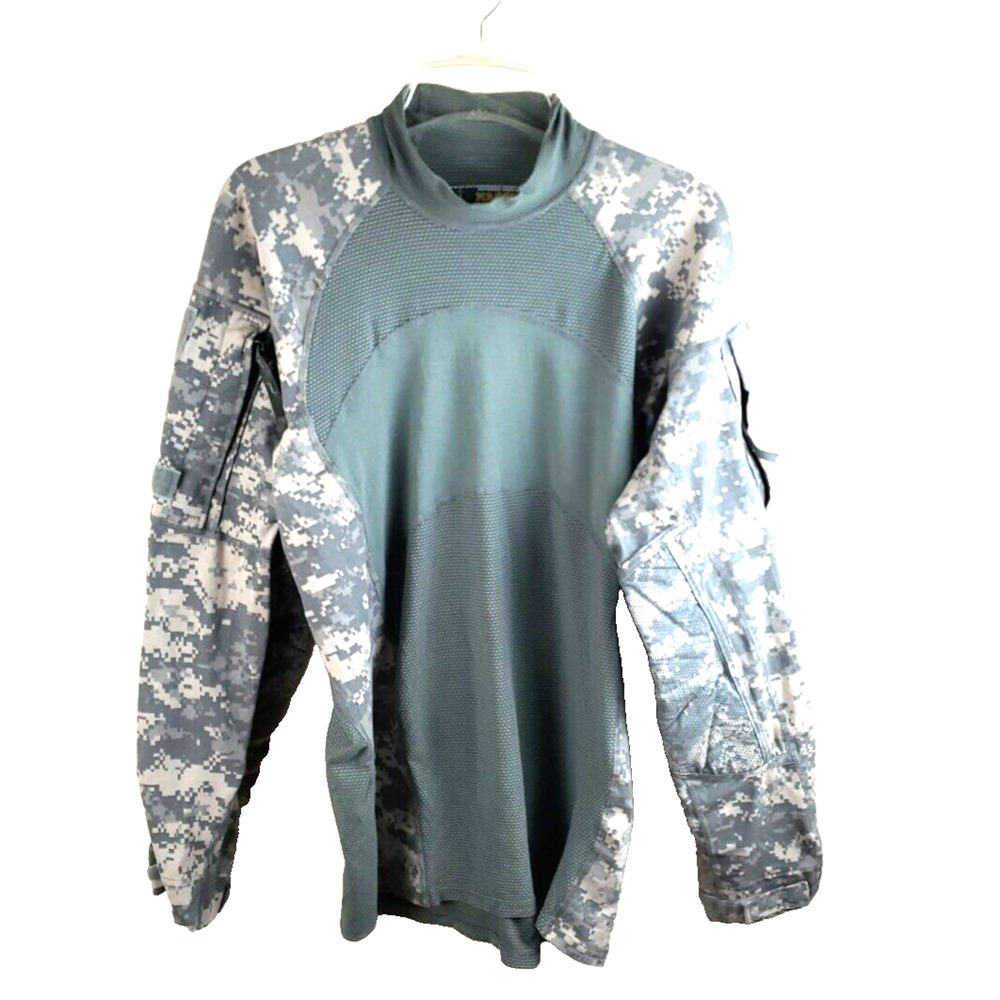 Massif Mountain Gear Company Combat Shirt Mens Large Multicolor Camo Army
